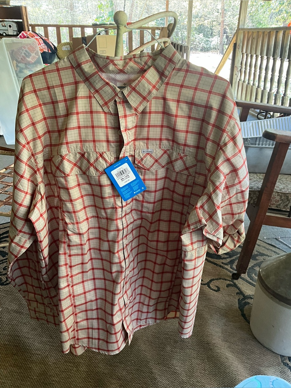 NWT COLUMBIA SIZE xxl LS button up
